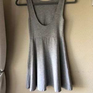 Grey skater dress